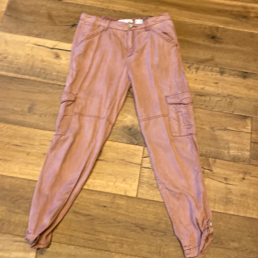 Anthropologie casual rose pink coloured pants,